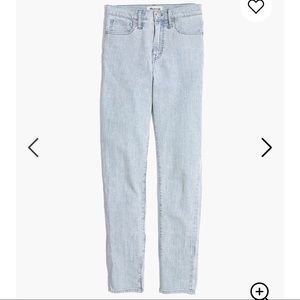 Madewell High-Rise Skinny Jean in Pinstripe 25